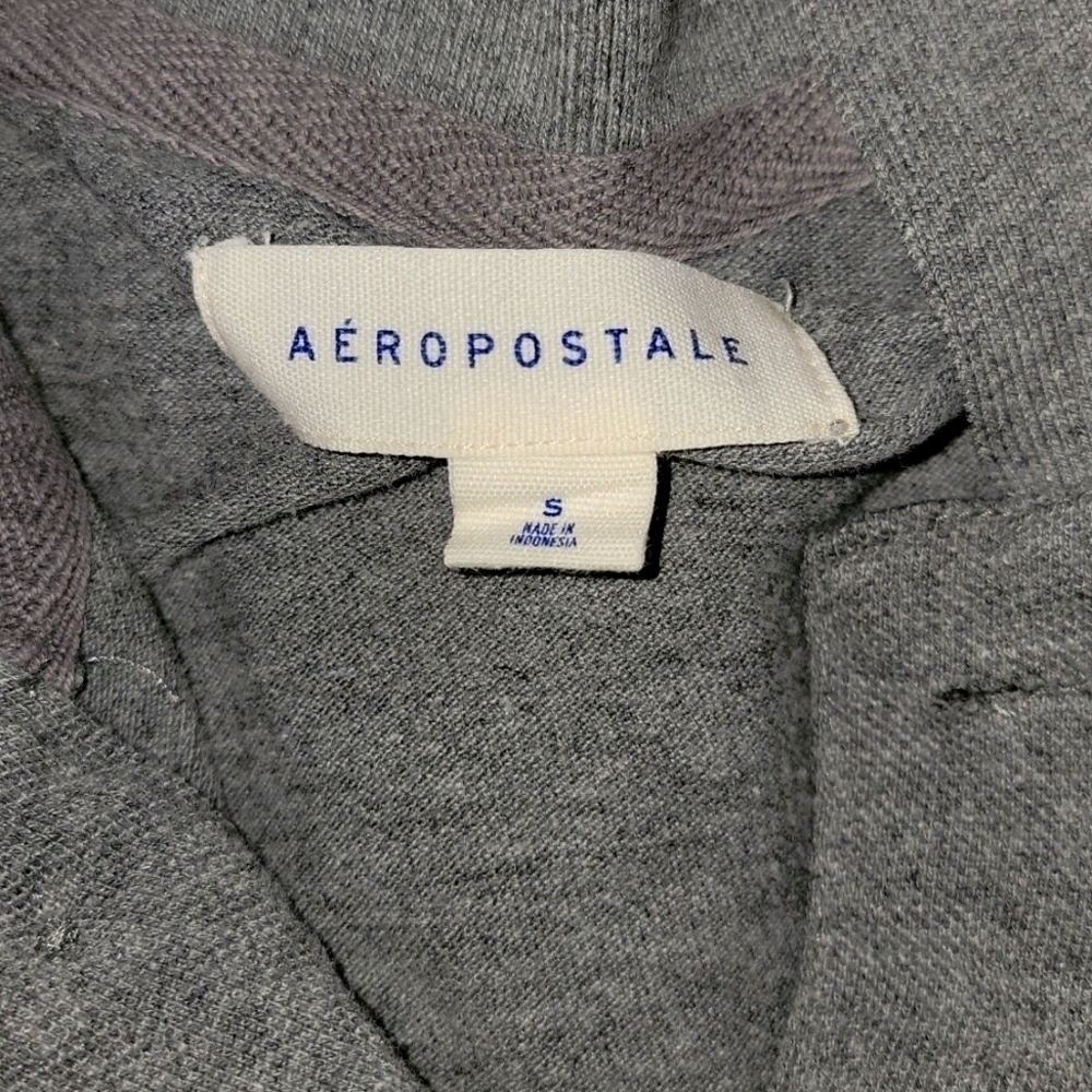 Mens Grey Aeropastale Polo - Picture 2 of 2